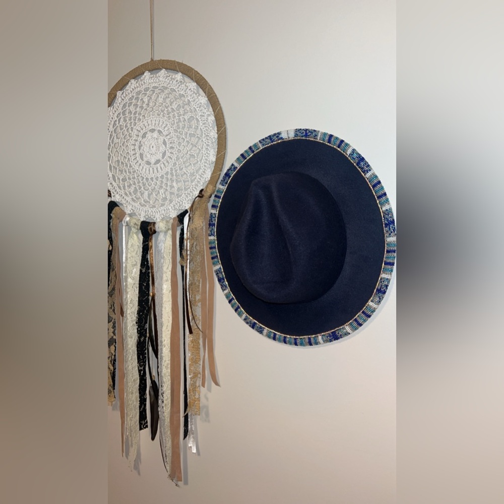 Beaded hat